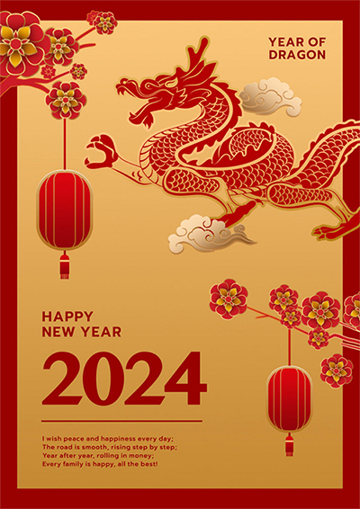 Happy 2024 Dragon year Spring Festival!!